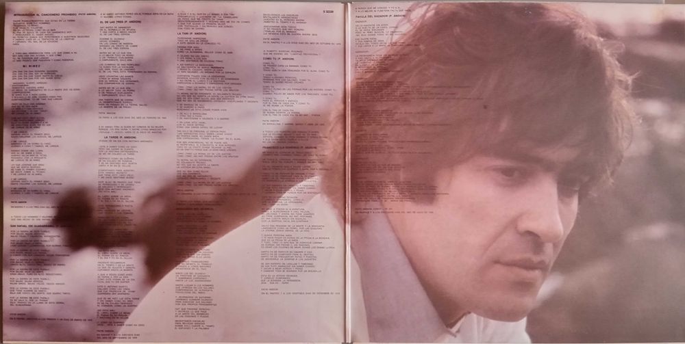 Patxi Andion	- - - - -	Cancionero Prohibido de Patxi Andión 	- - - 	LP