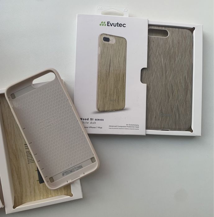 Evutec Protective Case iPhone 6 plus 7 plus чехол бампер. Белый ясень.