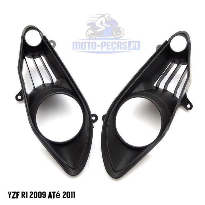 Carenagen do farol R1 ano 2009 ate 2011 plastico das ópticas   yamaha