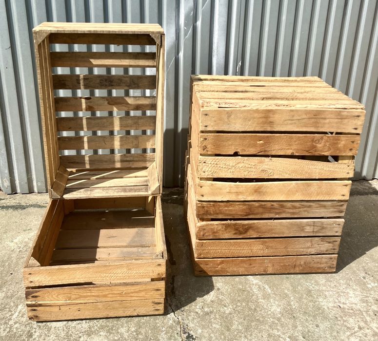 Skrzynki drewniane na owoce (jabłka/gruszki)