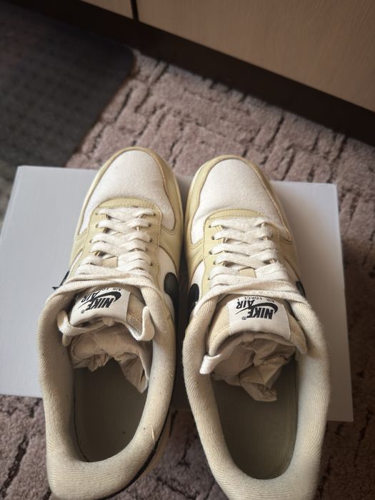 Nike Air Force 1 Low beżowe / kremowe