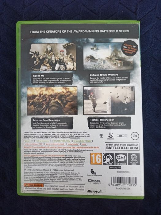 Gra na Xbox 360 Battlefield Bad Company 2