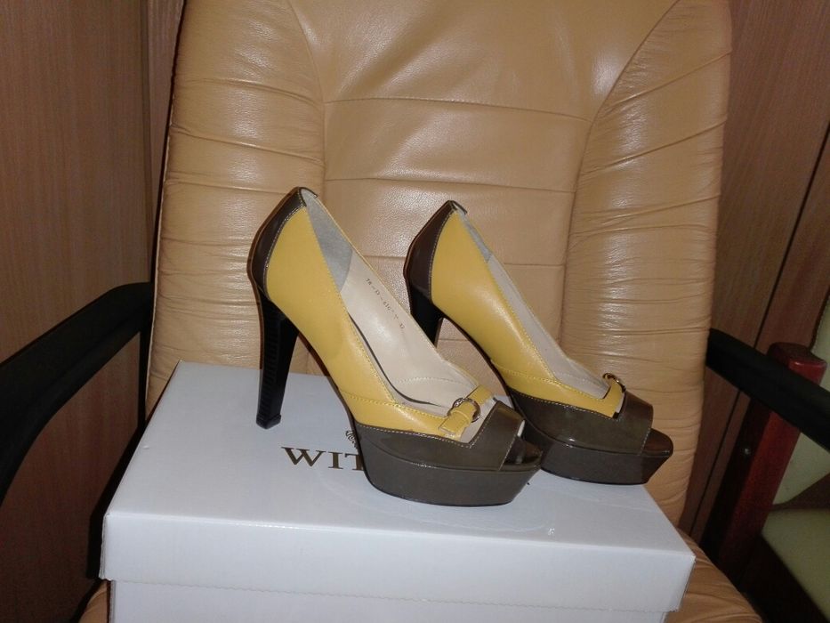 Skórzane buty Wittchen, szpilki Wittchen
