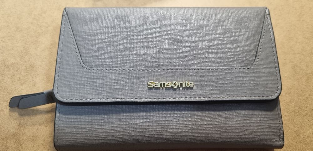 Portfel Samsonite Lady SAFFIANO II 2 SLG | kolor ciepły szary Nowy!