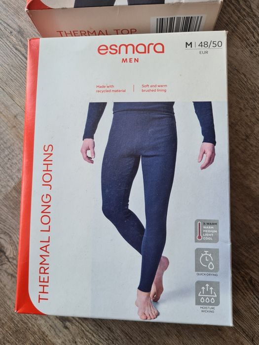 Nowy komplet podkoszulka spodnie męskie bielizna termiczna × warm rozm