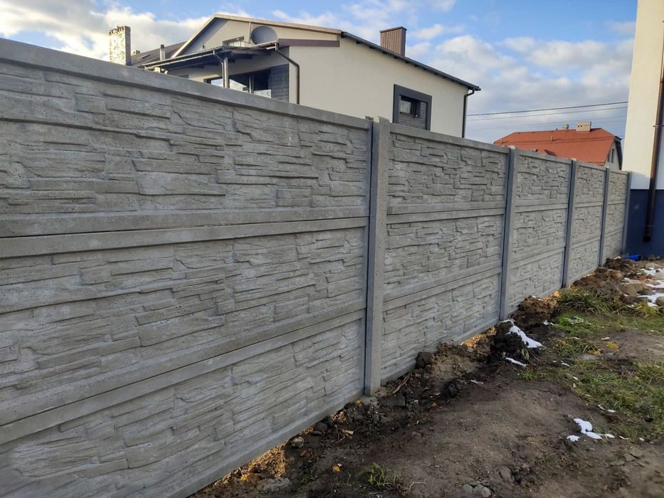 Ogrodzenia betonowe | Garaże z płyt | Transport, rozładunek, montaż