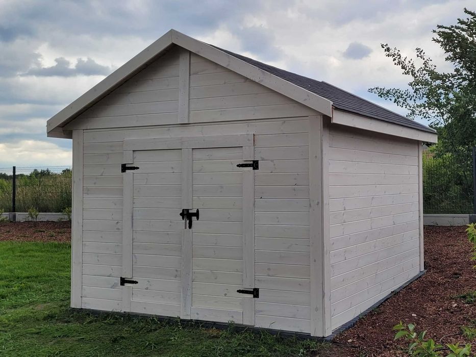 Domek narzędziowy WILL 3x3m Drzwi dwuskrzydłowe DREWNOTRIK.PL