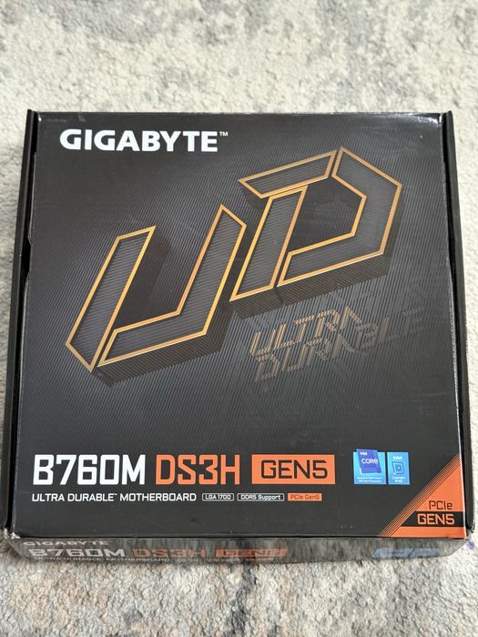 Материнська плата Gigabyte B760 DS3H Gen5 (LGA1700, DDR5)