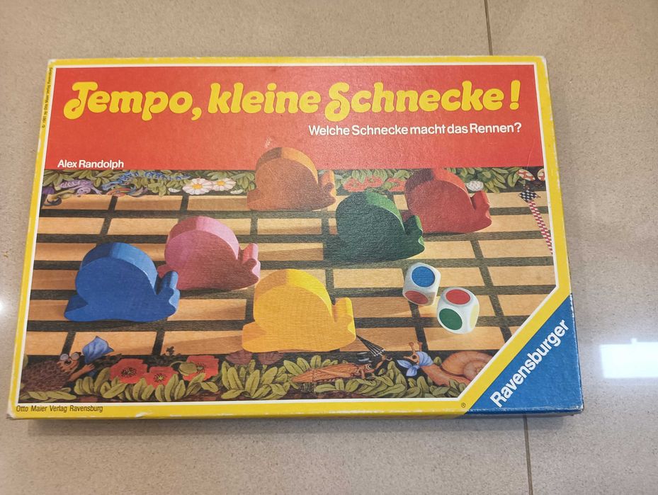 Gra Planszowa Tempo Ravensburger dla dzieci Wyścig Ślimaków 3+