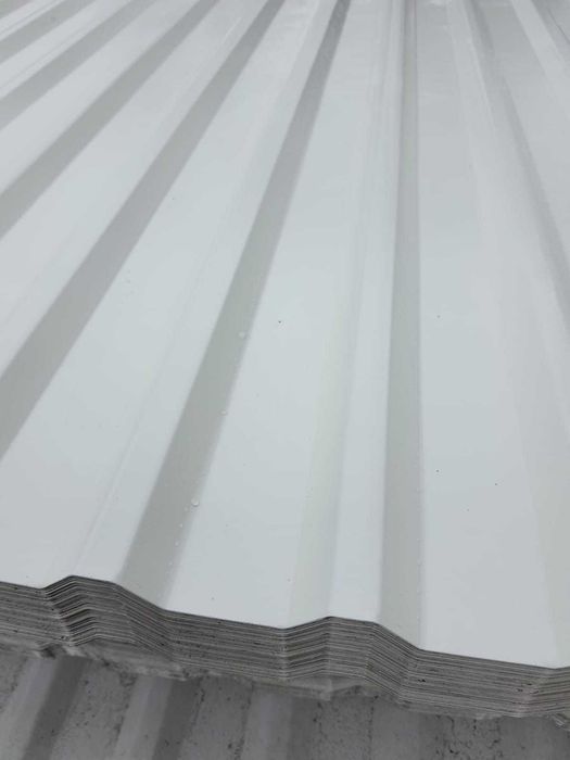 Blacha Trapezowa Na Dach, Garaż, Wiata, Dom, Biała, T-18, Grafitowa