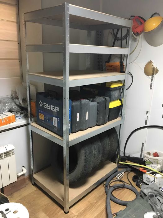 Металевий стелаж 180×90×40 і 150×70×30 для дому різні моделі