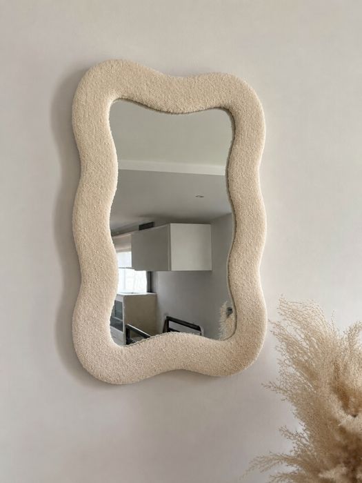 Espelho Ondulado Decorativo – Como Novo