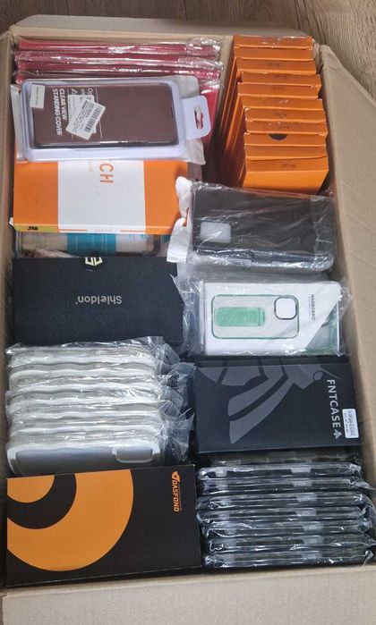 BOX 120 ETUI iPhone Samsung Zwroty Amazon Pitaka Tauri Klasa AB REALNE ZDJĘCIA BOX GSM