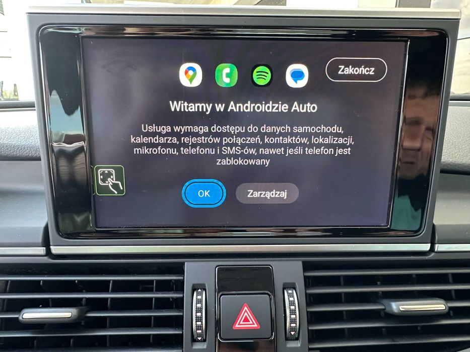 Carplay Android Auto Audi MIB2 MH2p MIB3 A6 A7 A8 A4 A5 Q5 Q7 Q8 Mapa