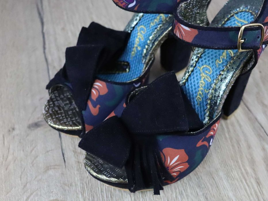 Irregular Choice damskie sandały na słupku 38 ( 24 cm)