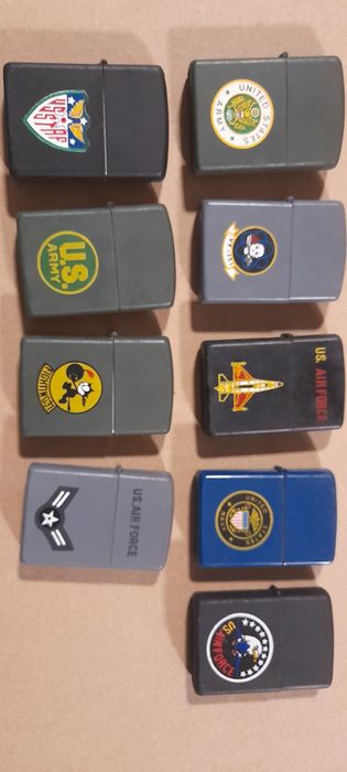 9 isqueiros colecção