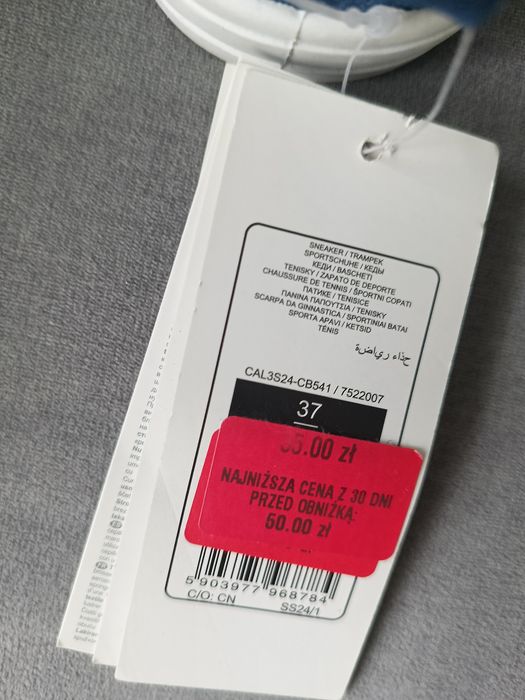 Trampki rozmiar 37
