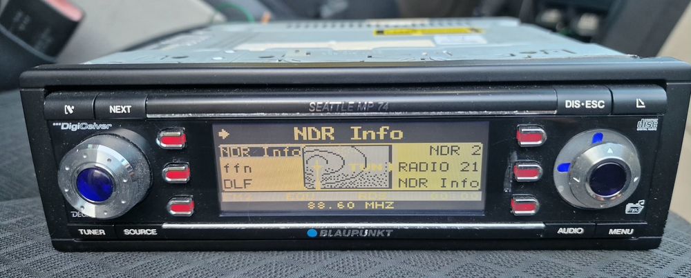Radioodtwarzacz blaupunkt seattle mp 74