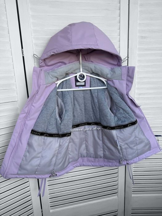 Подовжена демісезонна термо куртка Lassye для дівчинки 86-110
