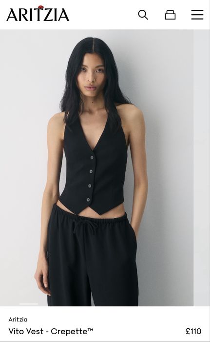 Жилетка Aritzia 00 розмір (на хс)
