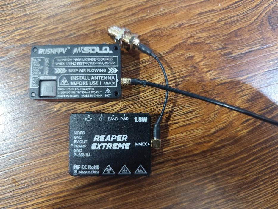 Відеопередавач RushFPV, та Foxeer 5.8G