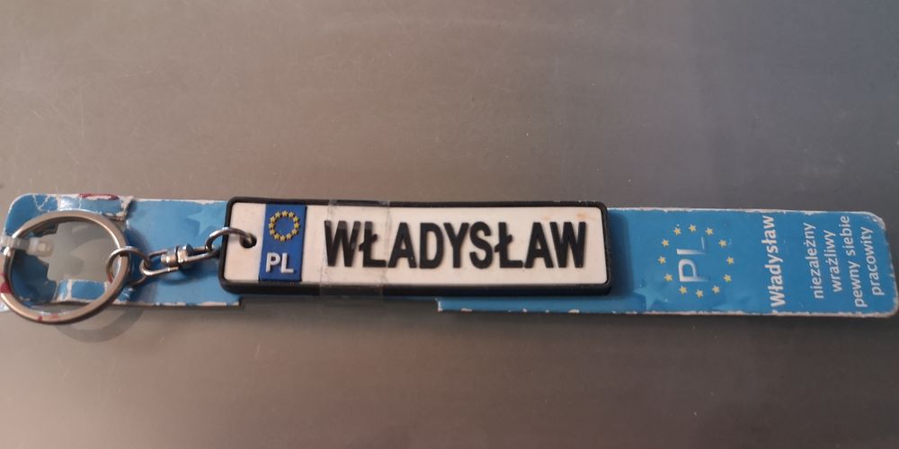 Brelok do kluczy imienny imię WŁADYSŁAW