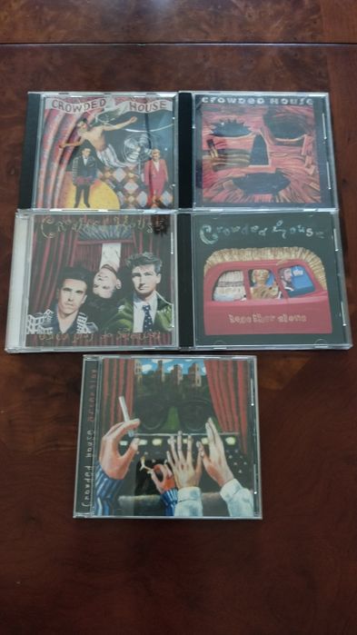 Crowded House .. 5 álbuns em CD