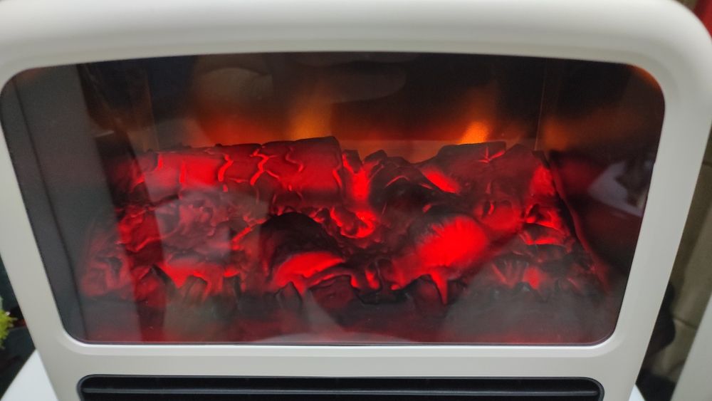 Grzejnik elektryczny imitacja kominka