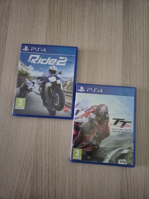 2 jogos PS4 para amantes de motas ótimo estado