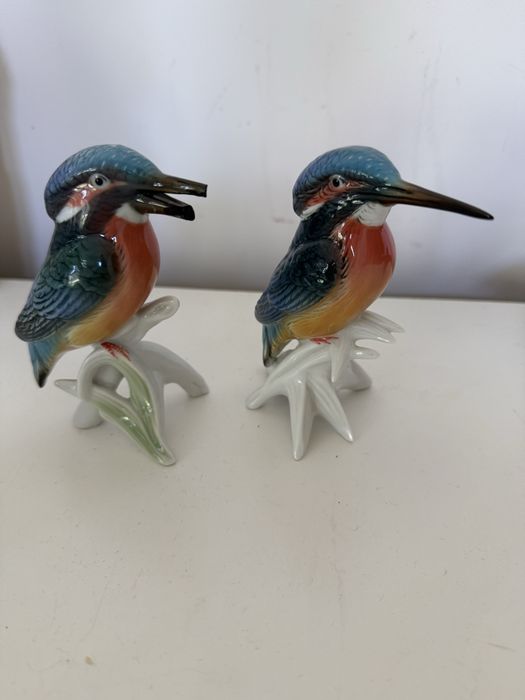 Figurki dwóch zimorodków Karl Ens