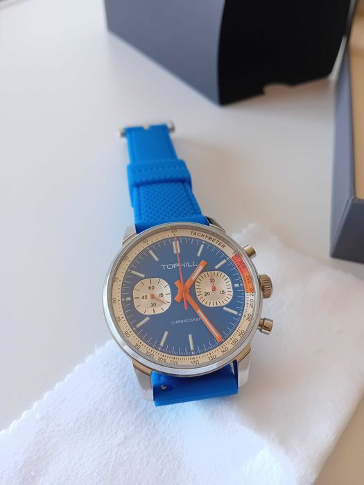 Relógio Mecânico Tophill Corda Manual Seagull ST1901