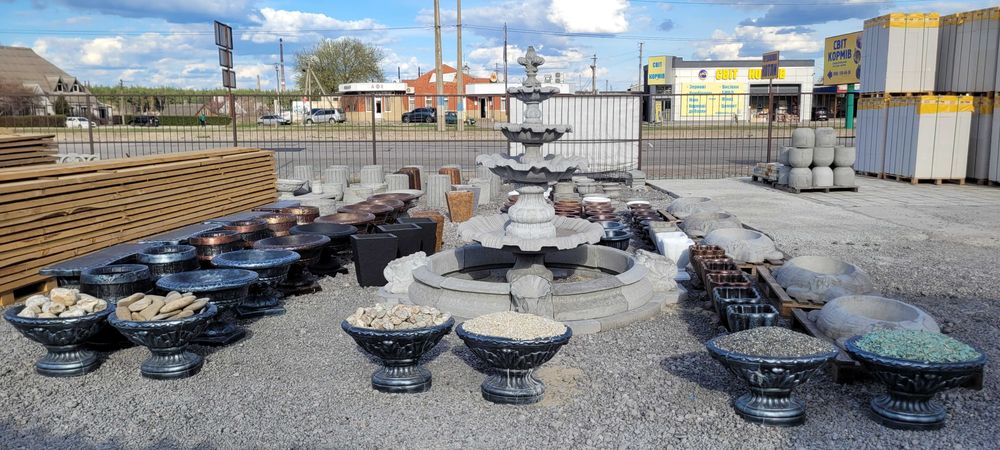 Фонтан  Вазоны и изделия из бетона