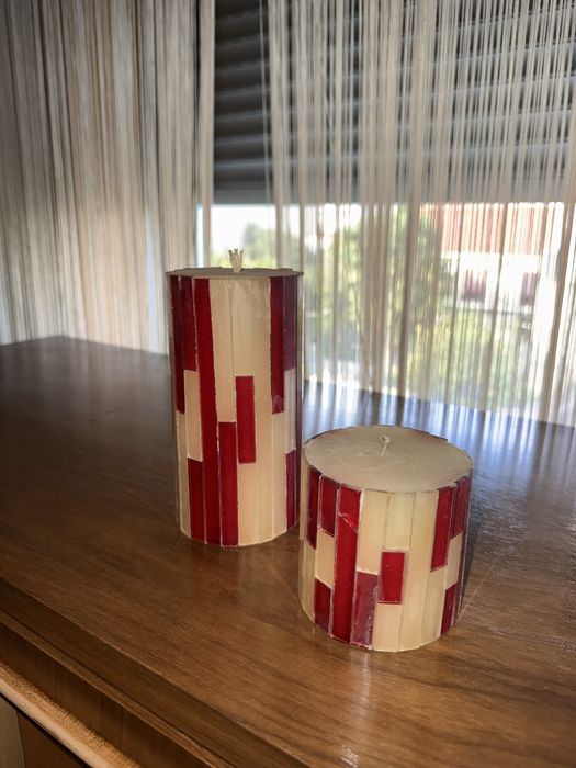 Par de velas modernas