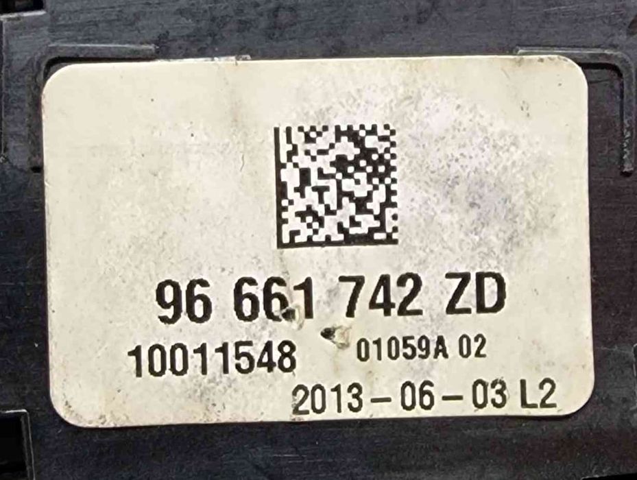 Comando / Botão / Interruptor Vidros Frente Esquerdo 96661742ZD - CITROËN DS5