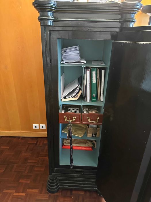 Cofre Forte Antigo Português – Fábrica de Cofres da Trindade – 1,65 m