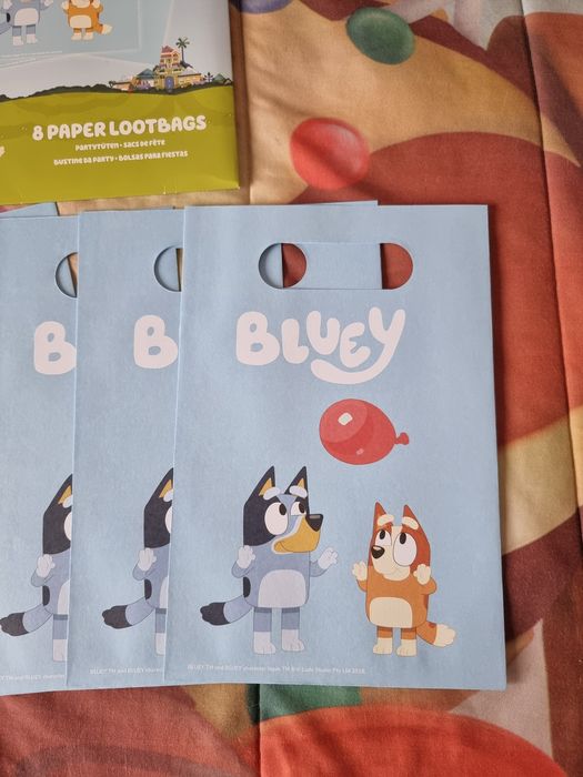 Artigos para Festa de aniversário Bluey 
Tema Bluey 
Desde 5€