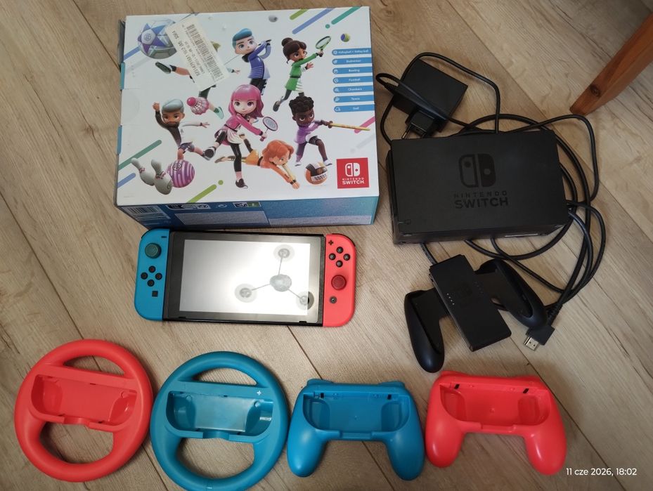 Konsola Nintendo switch plus akcesoria
