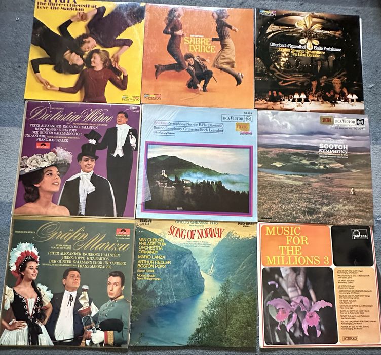 Lote 11 - 72 discos de vinil Lp´s - Musica Clássica anos 60/70