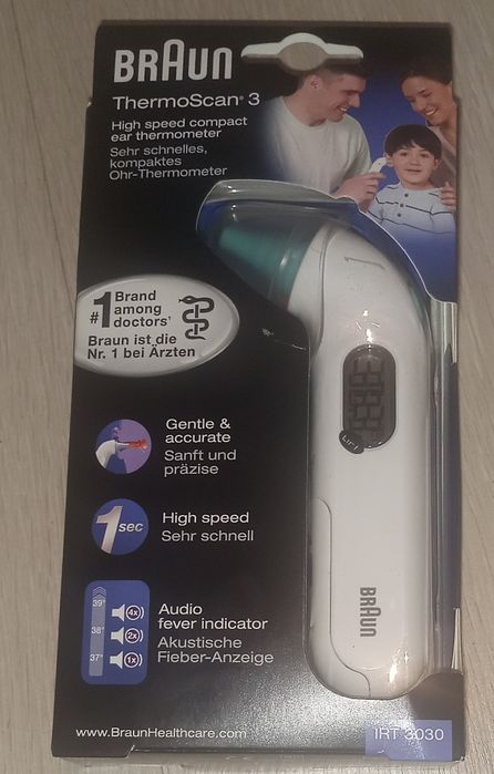 Braun termometr do ucha