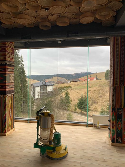 Циклювання паркету, шліфування дошки, паркету, паркетної дошки