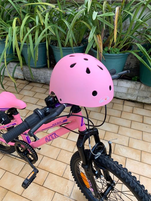 Bicicleta de montanha criança cor-de-rosa