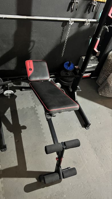 Banco de Musculação Dobrável, Inclinável, Abdominais -  Fold