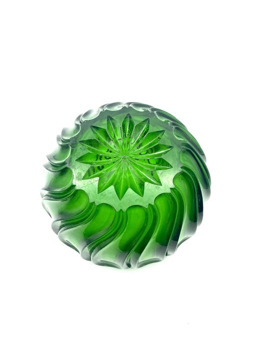 Vaso em vidro antigo verde