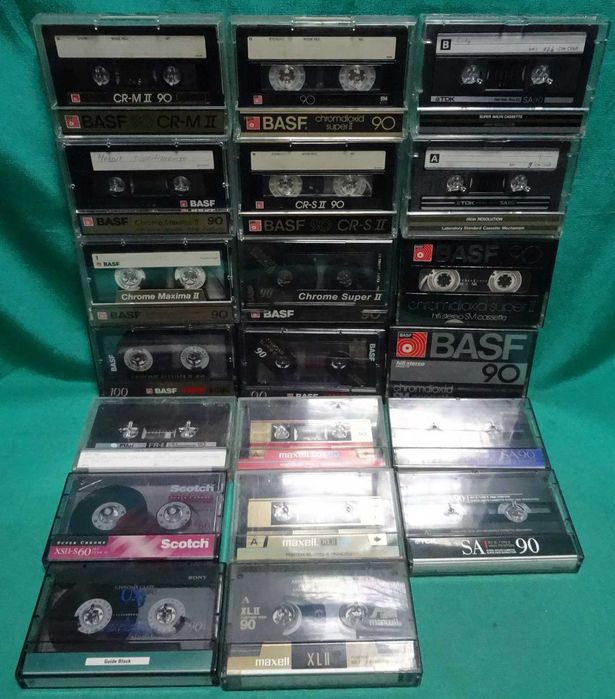 Продам  Аудиокассеты BASF,FUJI,Maxell,TDK,Sony