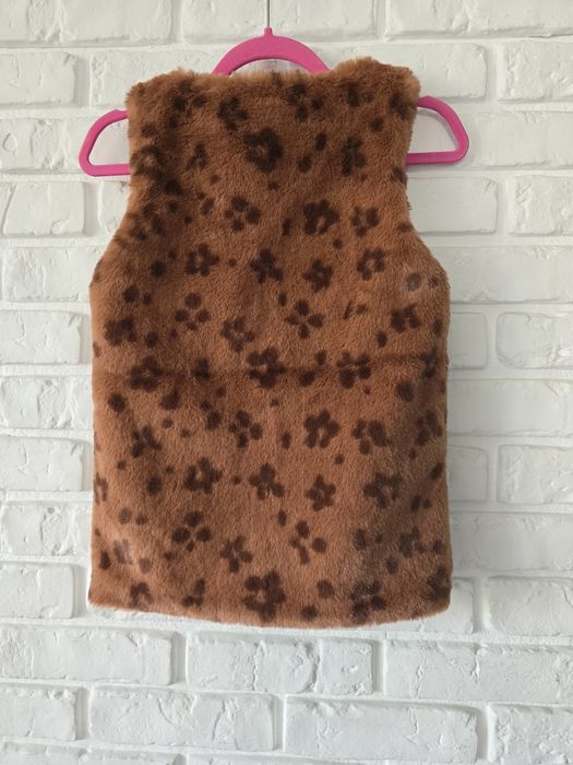Kamizelka futerko panterka rozmiar 134
