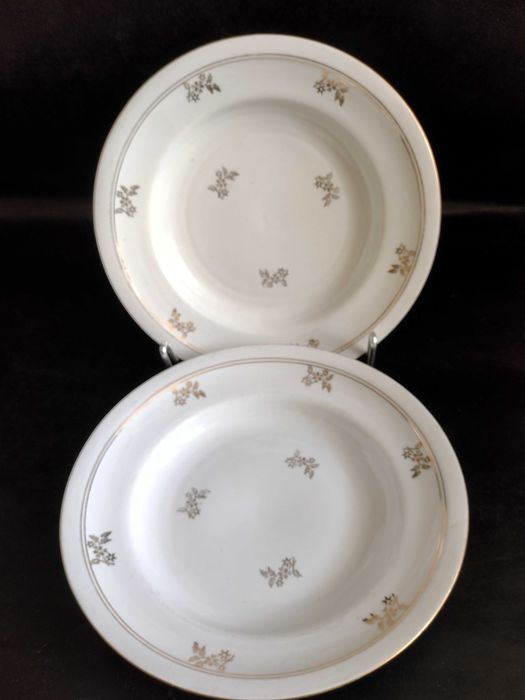 PRL- Chodzież Talerze Obiadowe głębokie