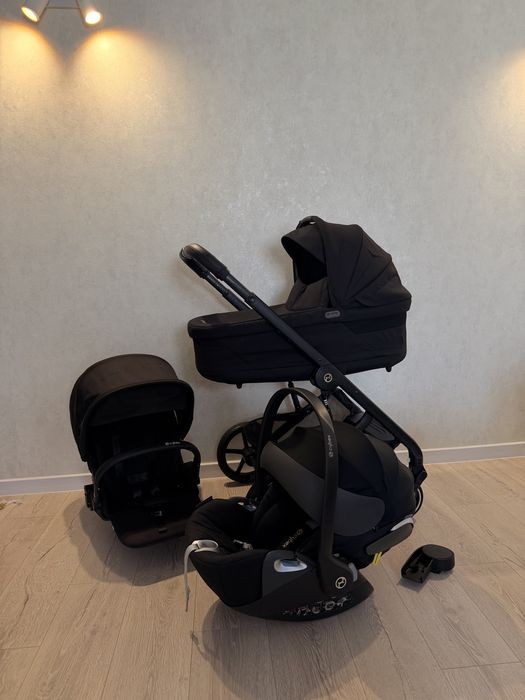 Cybex balios s lux 2024 3 в 1+ дощовики+муфти і зимовий конверт