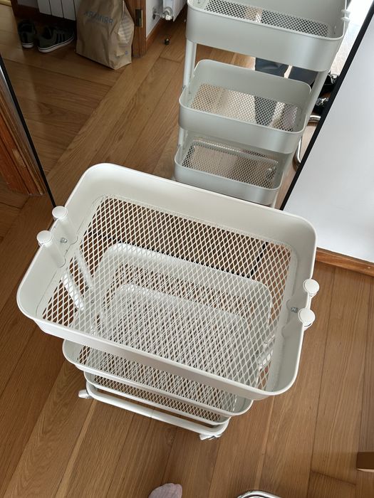 Carrinho branco RASKOG IKEA