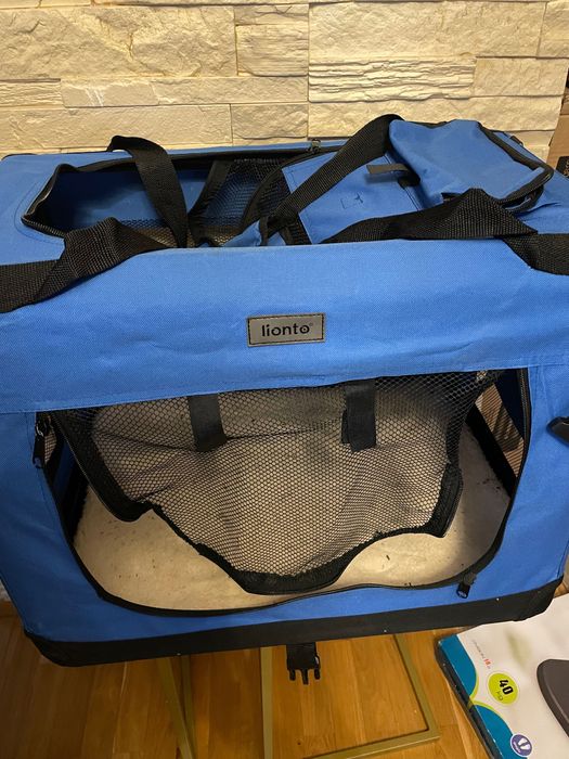 Transporter Lionto 42 cm x 60 cm x 44 cm Niebieski