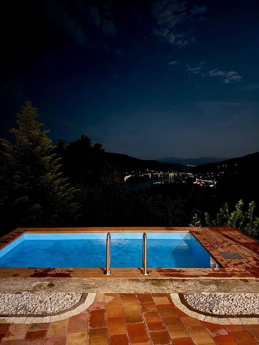 Leśny reset dla 10 osób – sauna, balia i podgrzewany basen